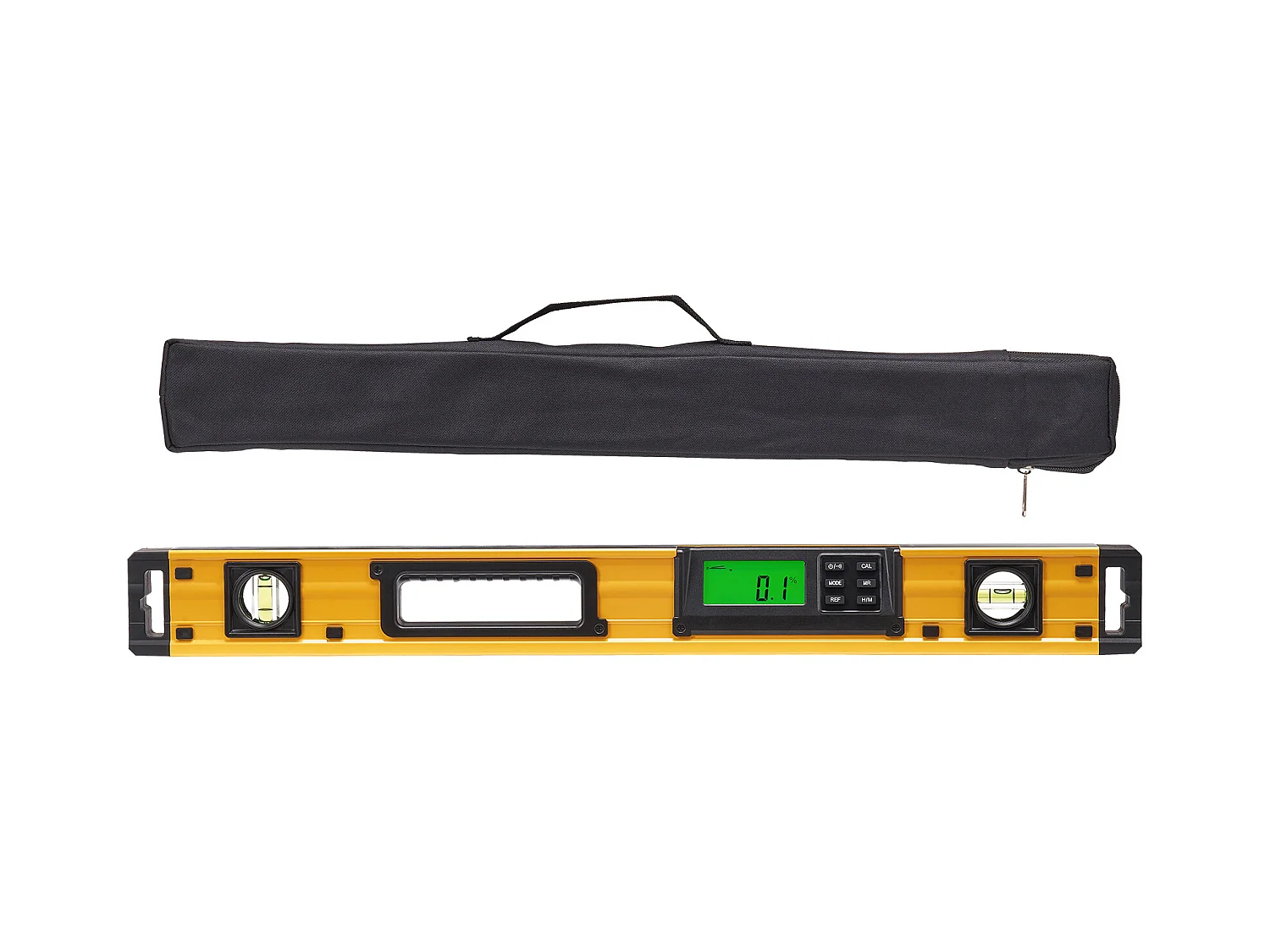 Niveau à Torpille Magnétique SucceBuy 600 mm avec Écran LED Numérique et Capteur de Gravité Étanche