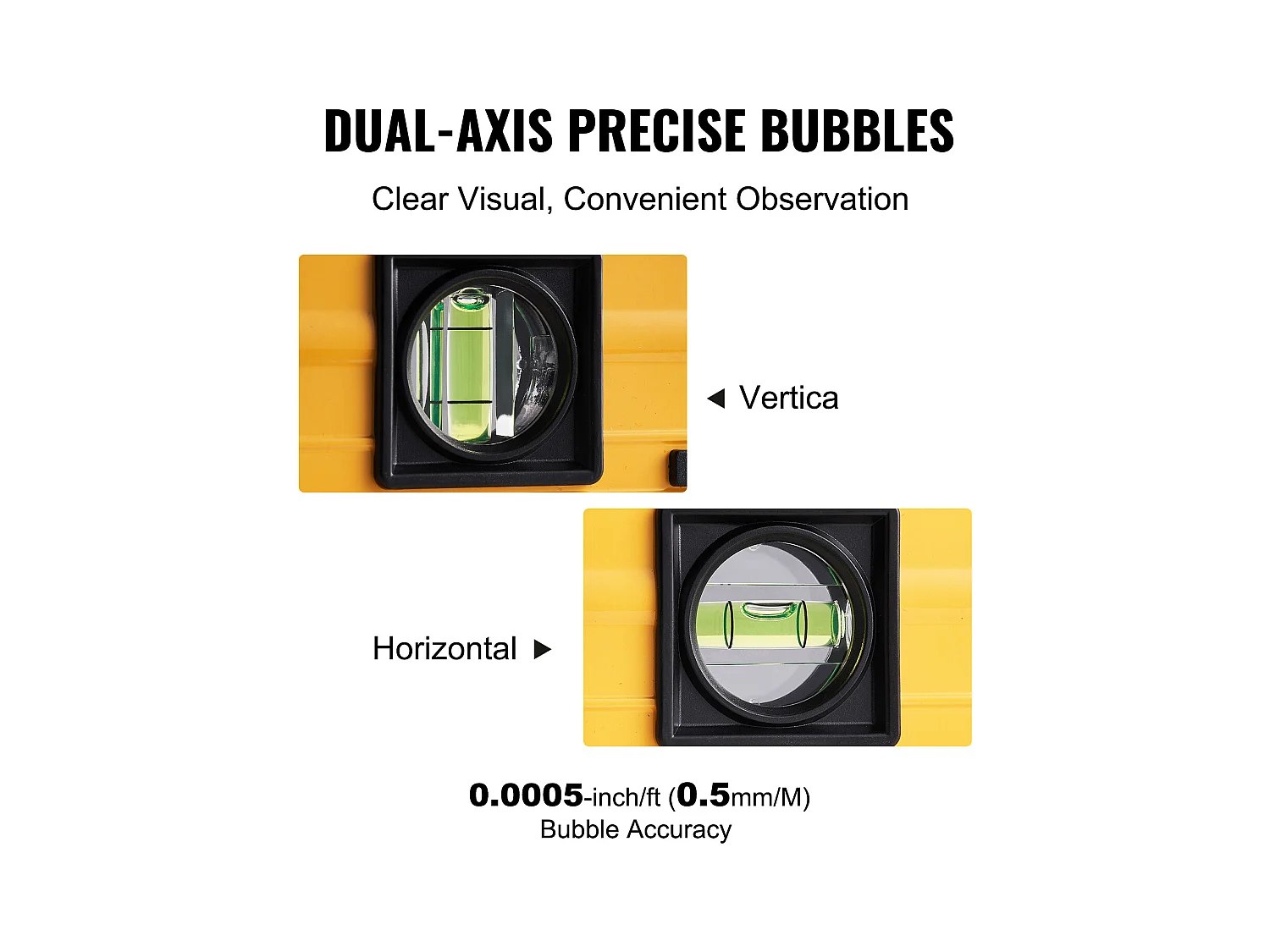 Niveau à Torpille Magnétique SucceBuy 600 mm avec Écran LED Numérique et Capteur de Gravité Étanche