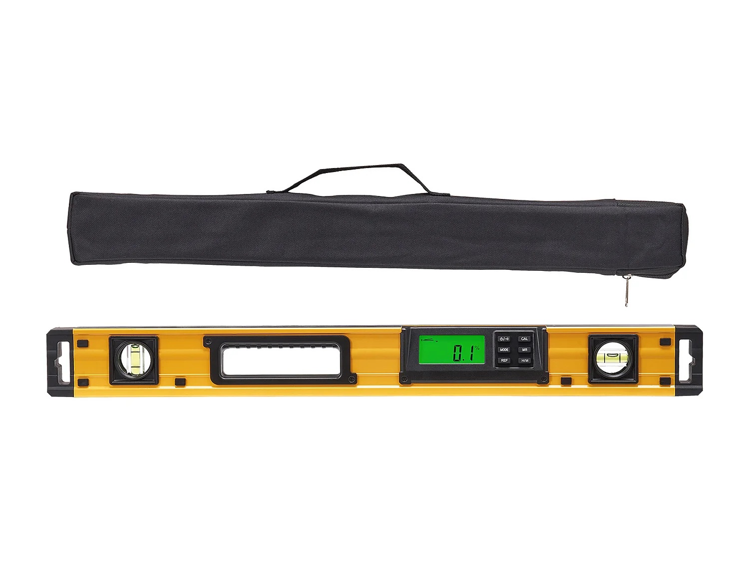 Niveau à Torpille Magnétique SucceBuy 600 mm avec Écran LED Numérique et Capteur de Gravité Étanche