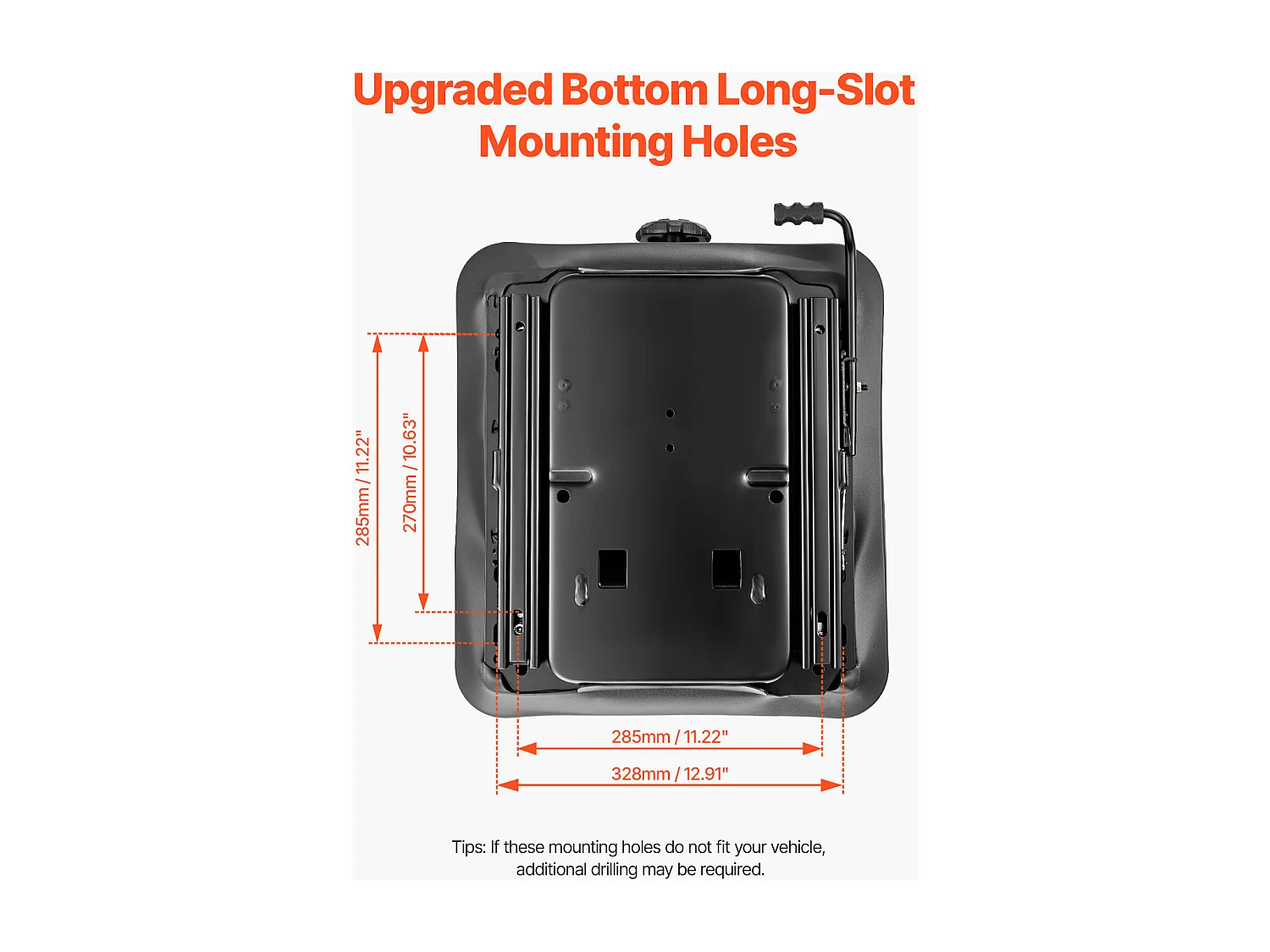Kit Suspension de Siège de Chariot SucceBuy Élévateur Universel Cache-poussière