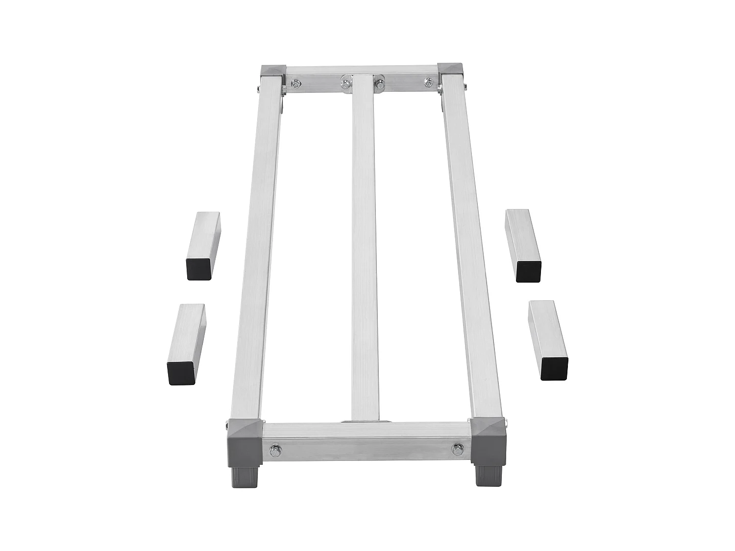 Support SucceBuy Rack de Calage en Aluminium Robuste 122 cm x 36 cm x 20 cm, Capacité de Charge Exceptionnelle de 454 kg - pour le Stockage et le Séchage