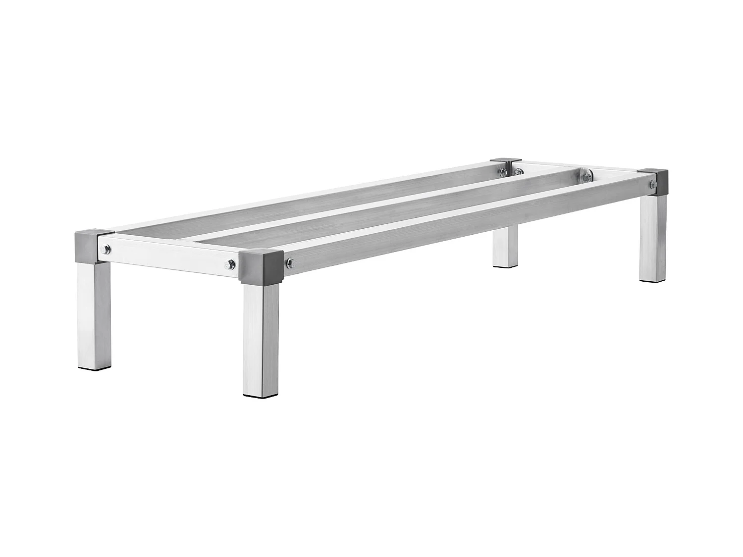 Support SucceBuy Rack de Calage en Aluminium Robuste 122 cm x 36 cm x 20 cm, Capacité de Charge Exceptionnelle de 454 kg - pour le Stockage et le Séchage