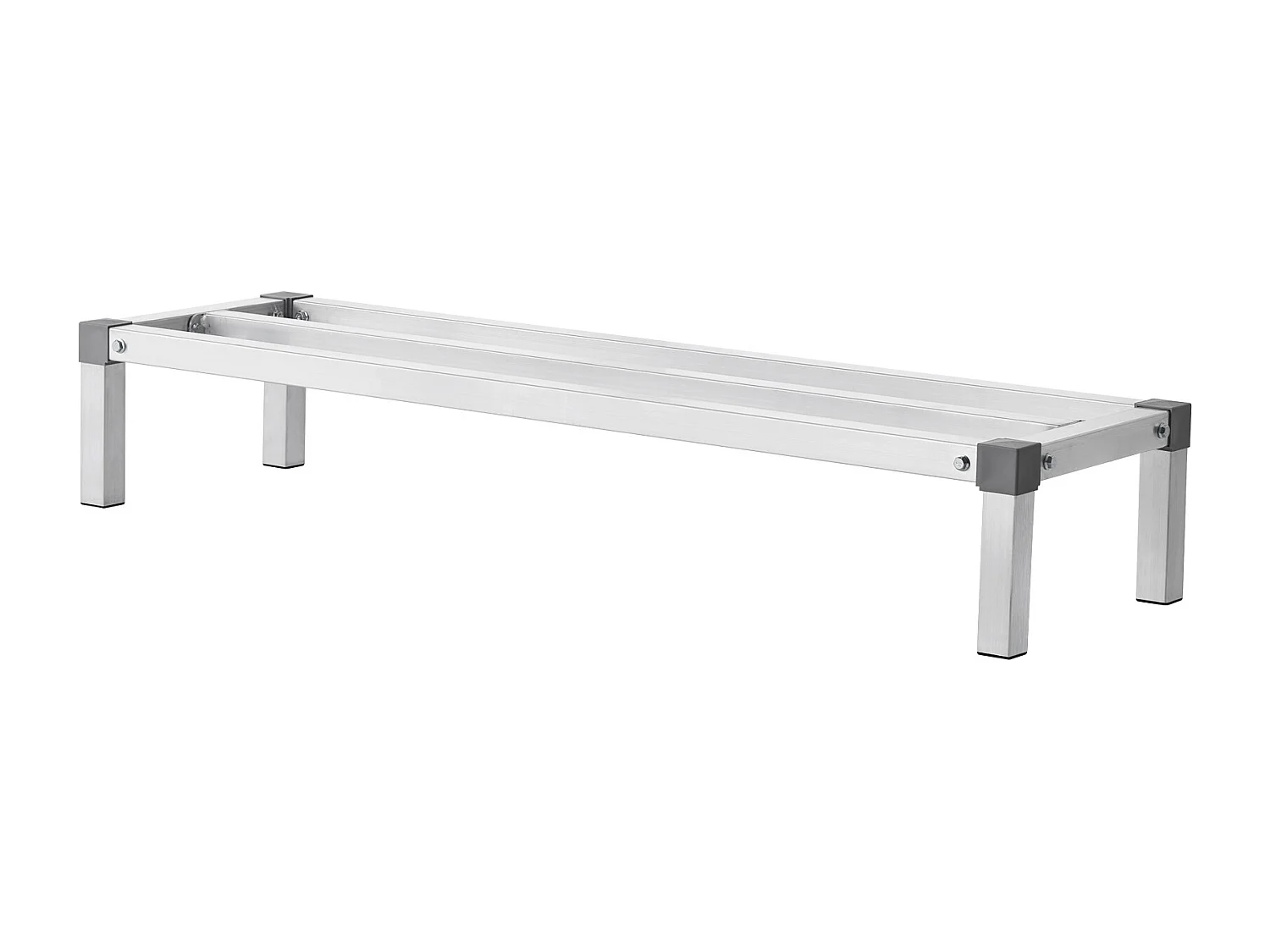 Support SucceBuy Rack de Calage en Aluminium Robuste 122 cm x 36 cm x 20 cm, Capacité de Charge Exceptionnelle de 454 kg - pour le Stockage et le Séchage