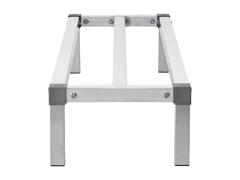 Suporte SucceBuy Rack de Cura de Alumínio Robusto 122 cm x 36 cm x 20 cm, Capacidade de Carga Excepcional de 454 kg - para Armazenamento e Secagem Seguros