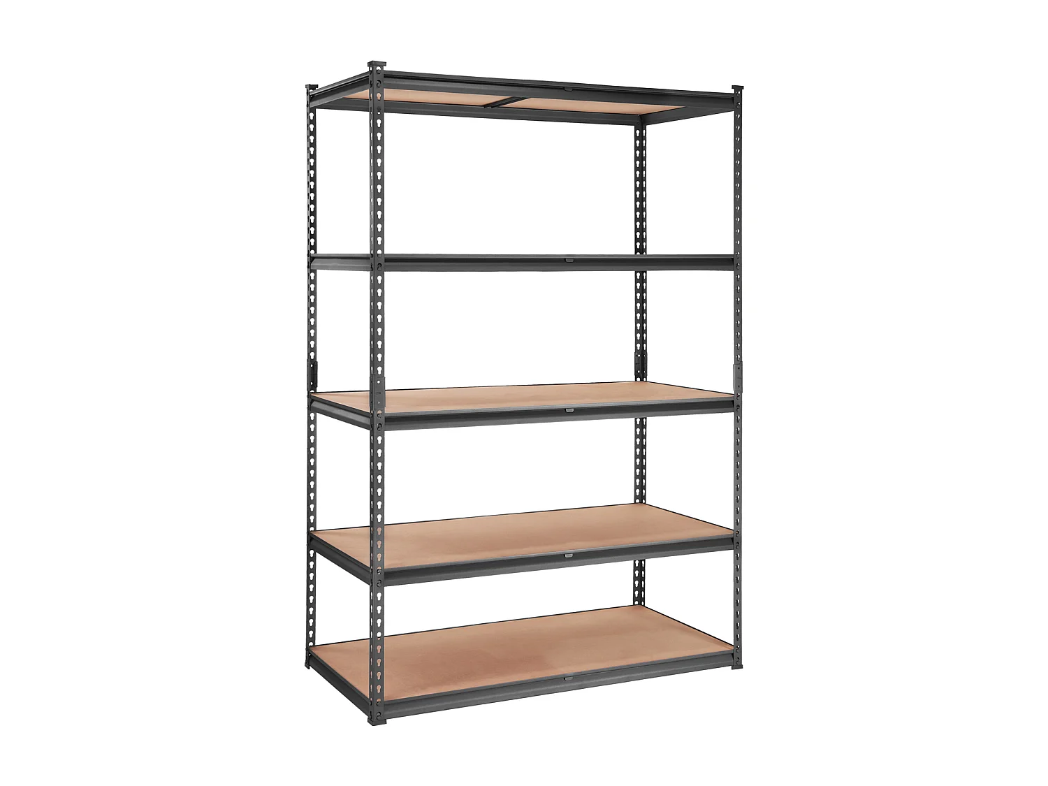 Opbergrek voor Garage SucceBuy, 5 Niveaus, Verstelbaar, Draagvermogen 907 kg, van SPCC-Koolstofstaal