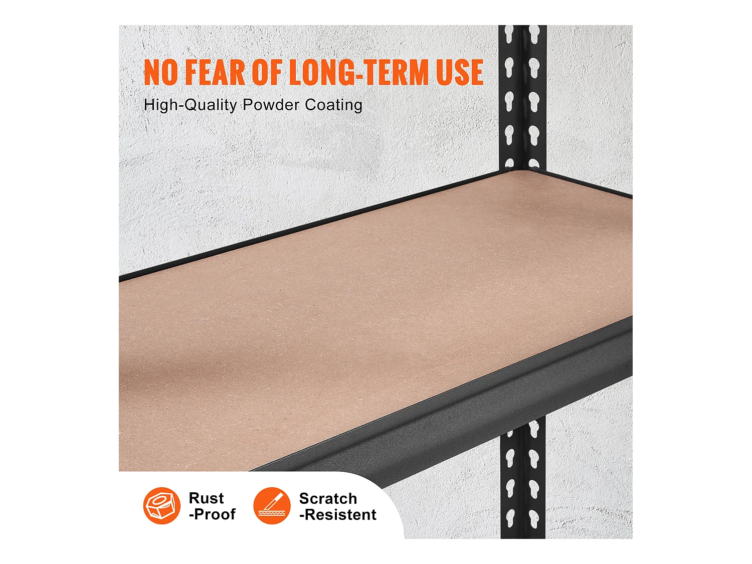 Étagère de Rangement SucceBuy pour Garage, à 5 Niveaux, Réglable, Charge de 907 kg