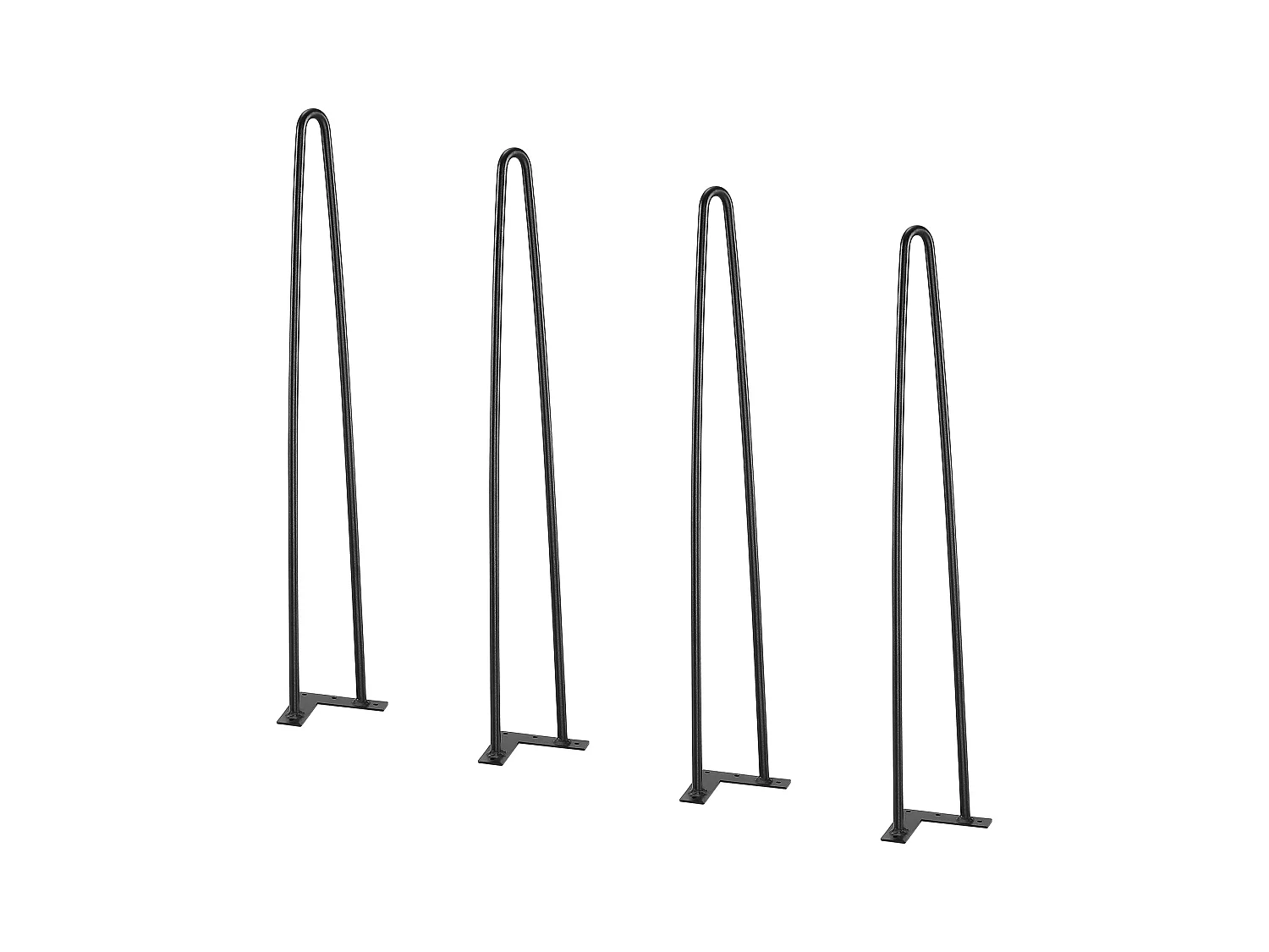 Pieds de Meuble SucceBuy, 71.12cm, Métal, Robuste, Table à Manger, Moderne, Parfaits pour Meubles de Salon et Design Contemporain