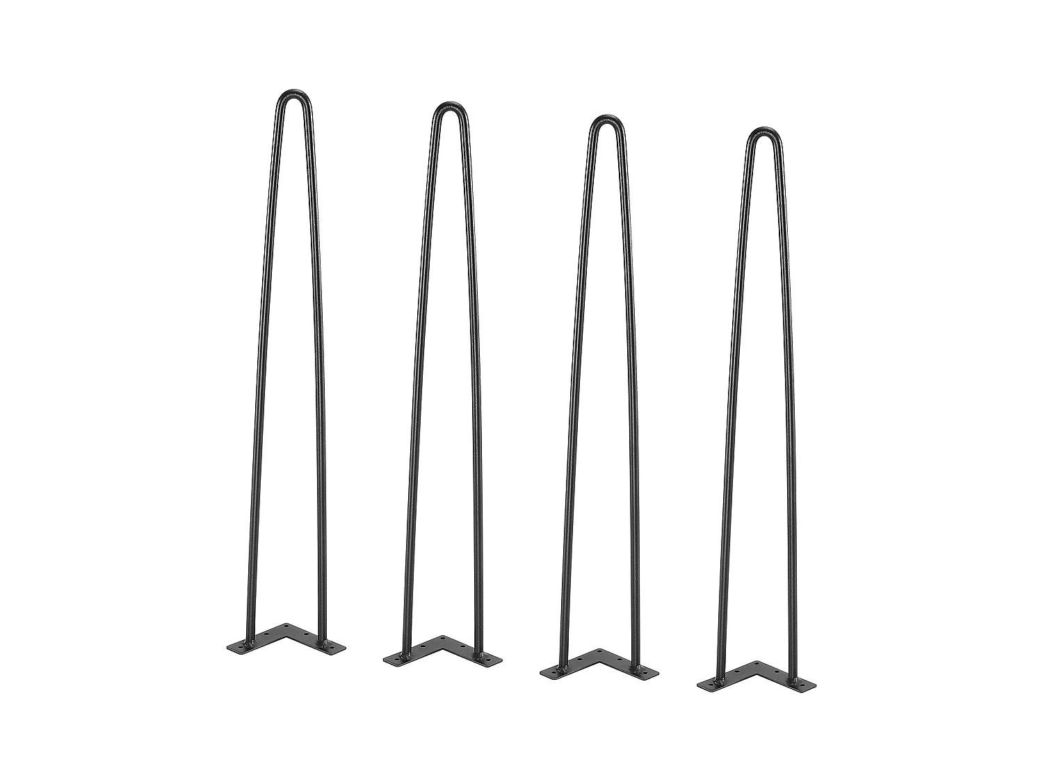 Pieds de Meuble SucceBuy, 71.12cm, Métal, Robuste, Table à Manger, Moderne, Parfaits pour Meubles de Salon et Design Contemporain