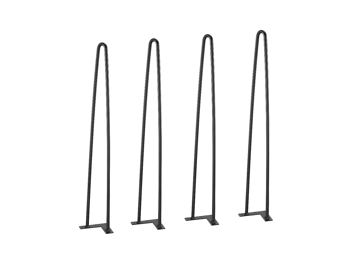 Pieds de Meuble SucceBuy, 71.12cm, Métal, Robuste, Table à Manger, Moderne, Parfaits pour Meubles de Salon et Design Contemporain