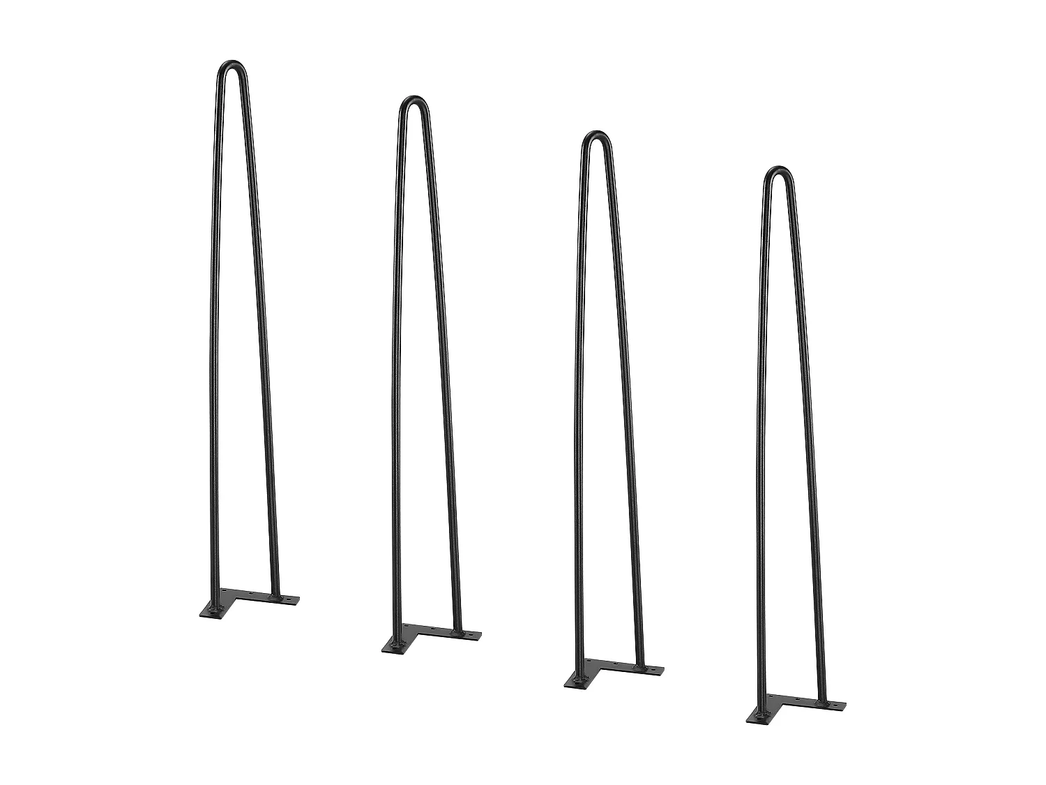 Pieds de Meuble SucceBuy, 71.12cm, Métal, Robuste, Table à Manger, Moderne, Parfaits pour Meubles de Salon et Design Contemporain