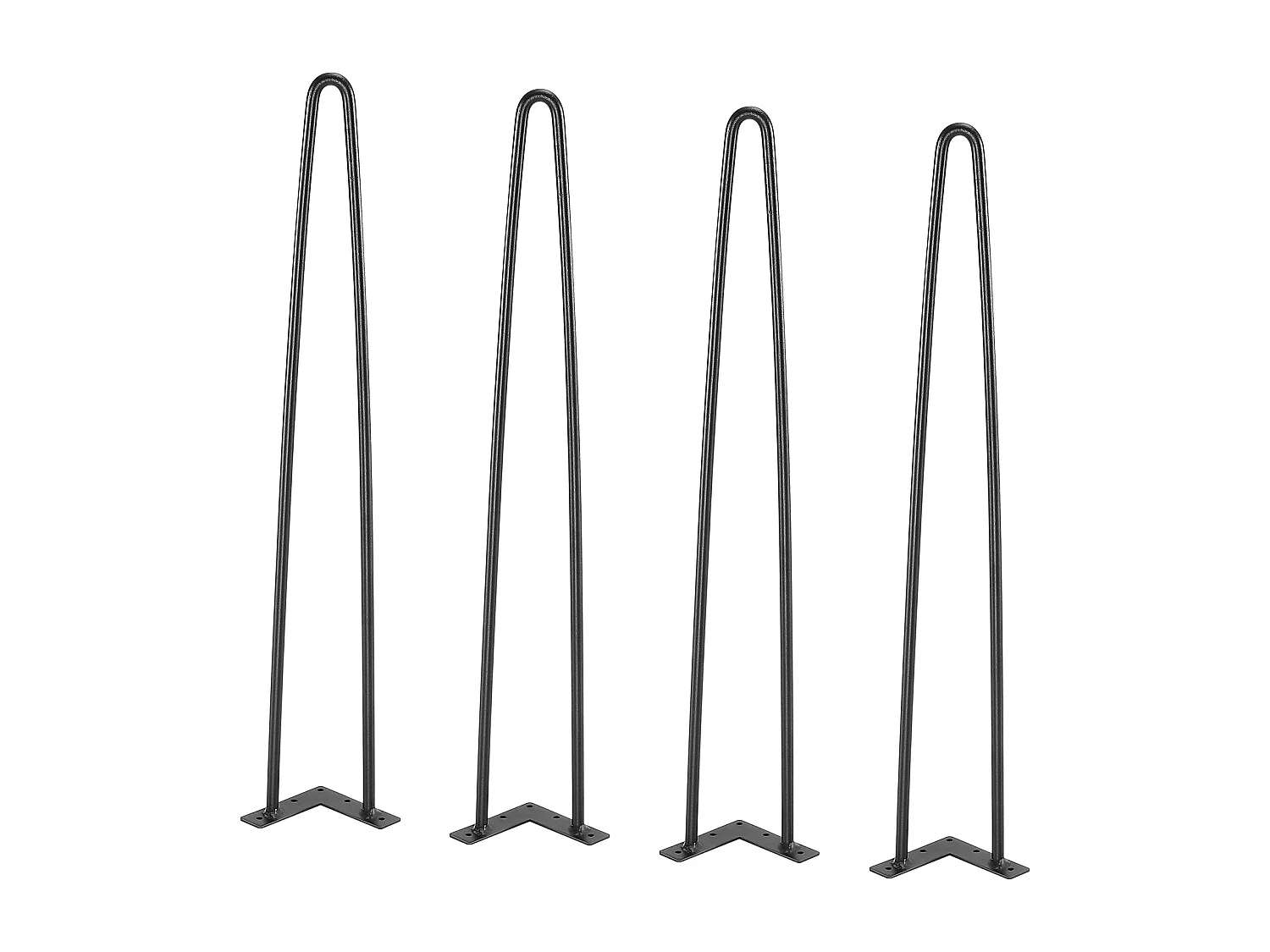 Pieds de Meuble SucceBuy, 71.12cm, Métal, Robuste, Table à Manger, Moderne, Parfaits pour Meubles de Salon et Design Contemporain