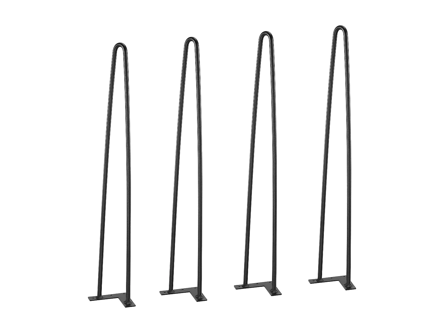 Pieds de Meuble SucceBuy, 71.12cm, Métal, Robuste, Table à Manger, Moderne, Parfaits pour Meubles de Salon et Design Contemporain