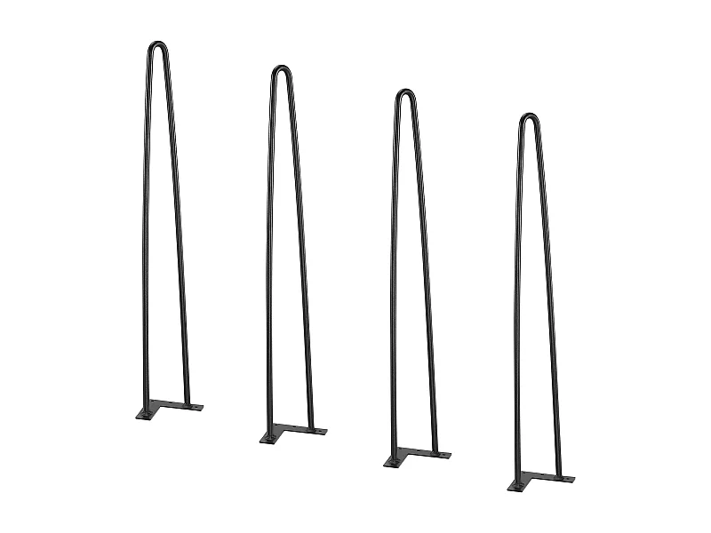 Pieds de Meuble SucceBuy, 71.12cm, Métal, Robuste, Table à Manger, Moderne, Parfaits pour Meubles de Salon et Design Contemporain