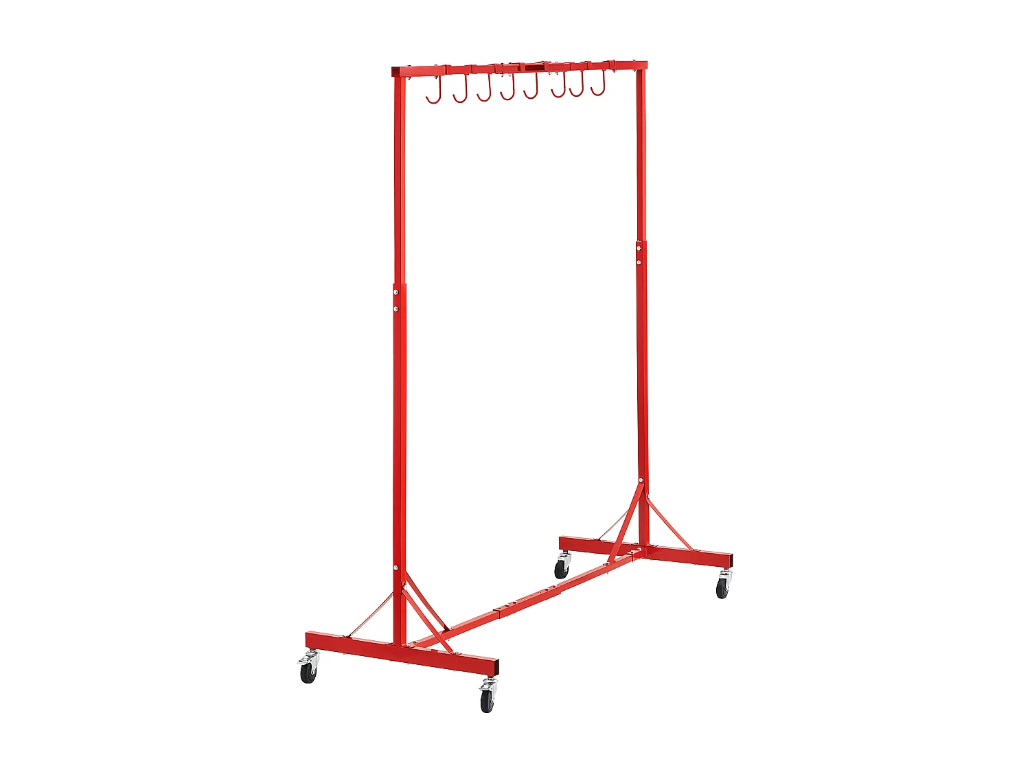 Soporte SucceBuy para Pintura Ajustable en Altura, con 8 Ganchos Resistentes y una Capacidad de Carga Máxima de 30 kg - Organización Perfecta para Proyectos