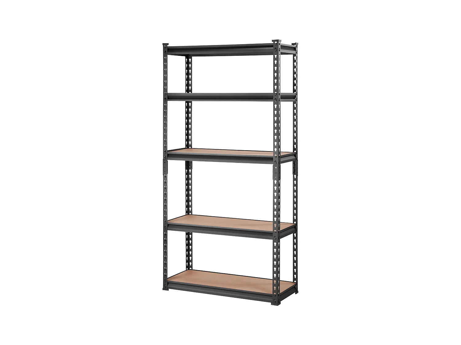 Opbergrek voor Garage SucceBuy, 5 Niveaus, Verstelbaar, Draagvermogen 907 kg, van SPCC-Koolstofstaal