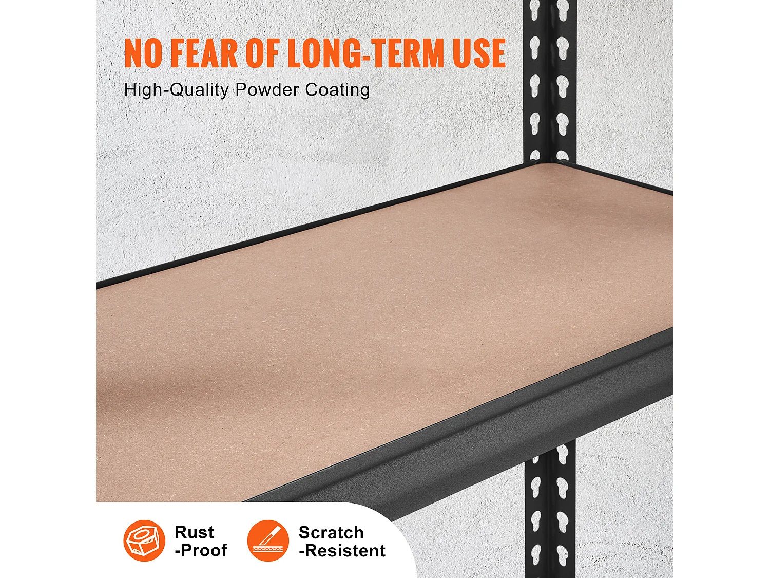 Étagère de Rangement SucceBuy pour Garage, à 5 Niveaux, Réglable, Charge de 907 kg