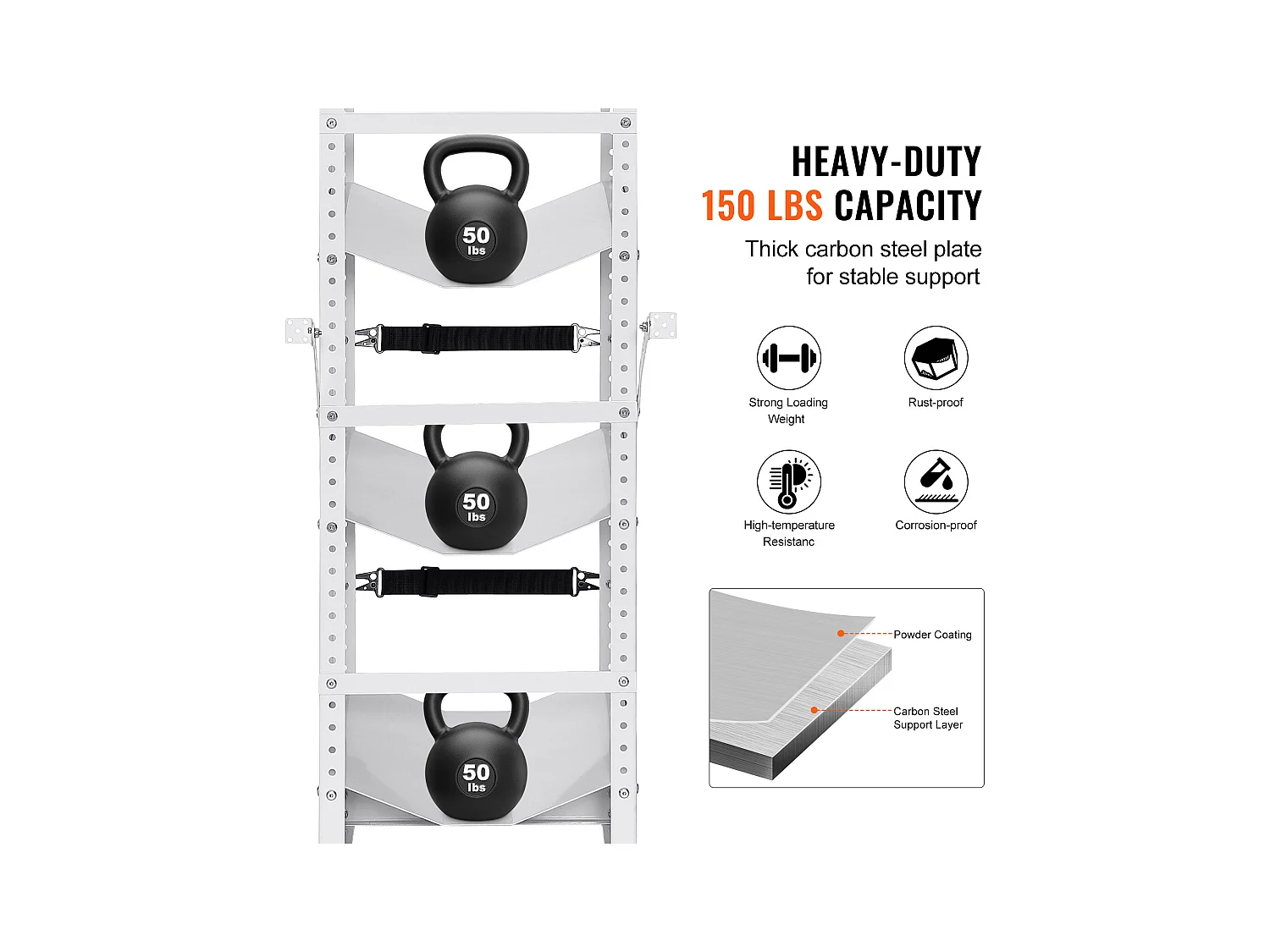 Support de Réservoir de Réfrigérant SucceBuy, Support de 3 Bouteilles de 13,6 à 22,6 kg, Rangement de Cylindres