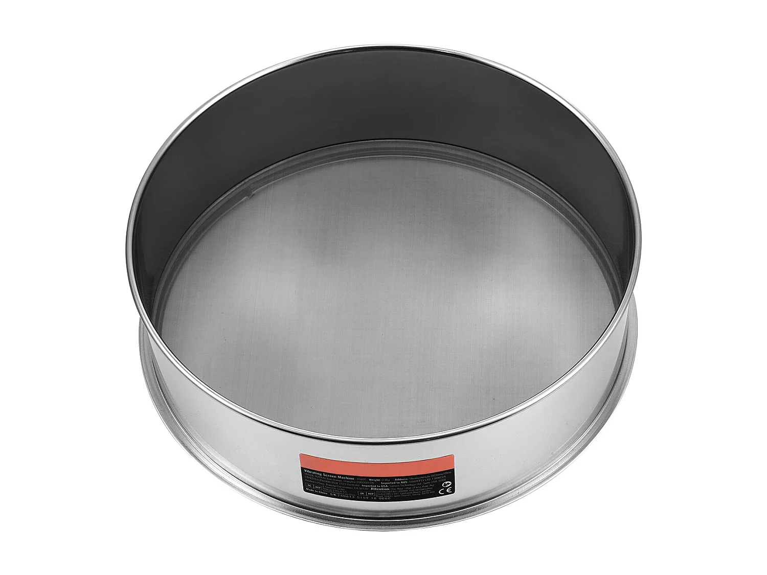 Bloemzeef SucceBuy Fijnmazige Bloemzeef, Zeef met 80 Mazen, Roestvrij Staal van Voedingskwaliteit 304, Diameter 32 cm, Fijnmazige Zeef voor Koken, 5 Mazen