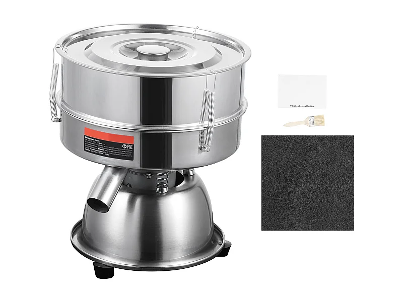 Mehlsieb SucceBuy Elektrische Vibrationssiebmaschine mit Automatischem Sieb (Maschenweite 12+80)