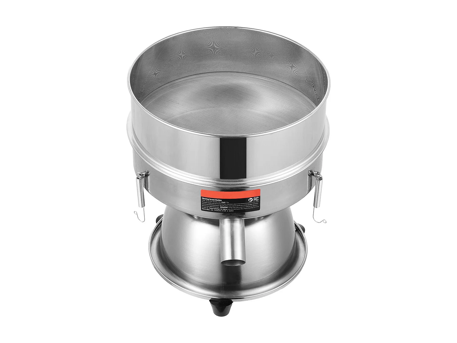 Mehlsieb SucceBuy Elektrische Vibrationssiebmaschine mit Automatischem Sieb (Maschenweite 12+80)