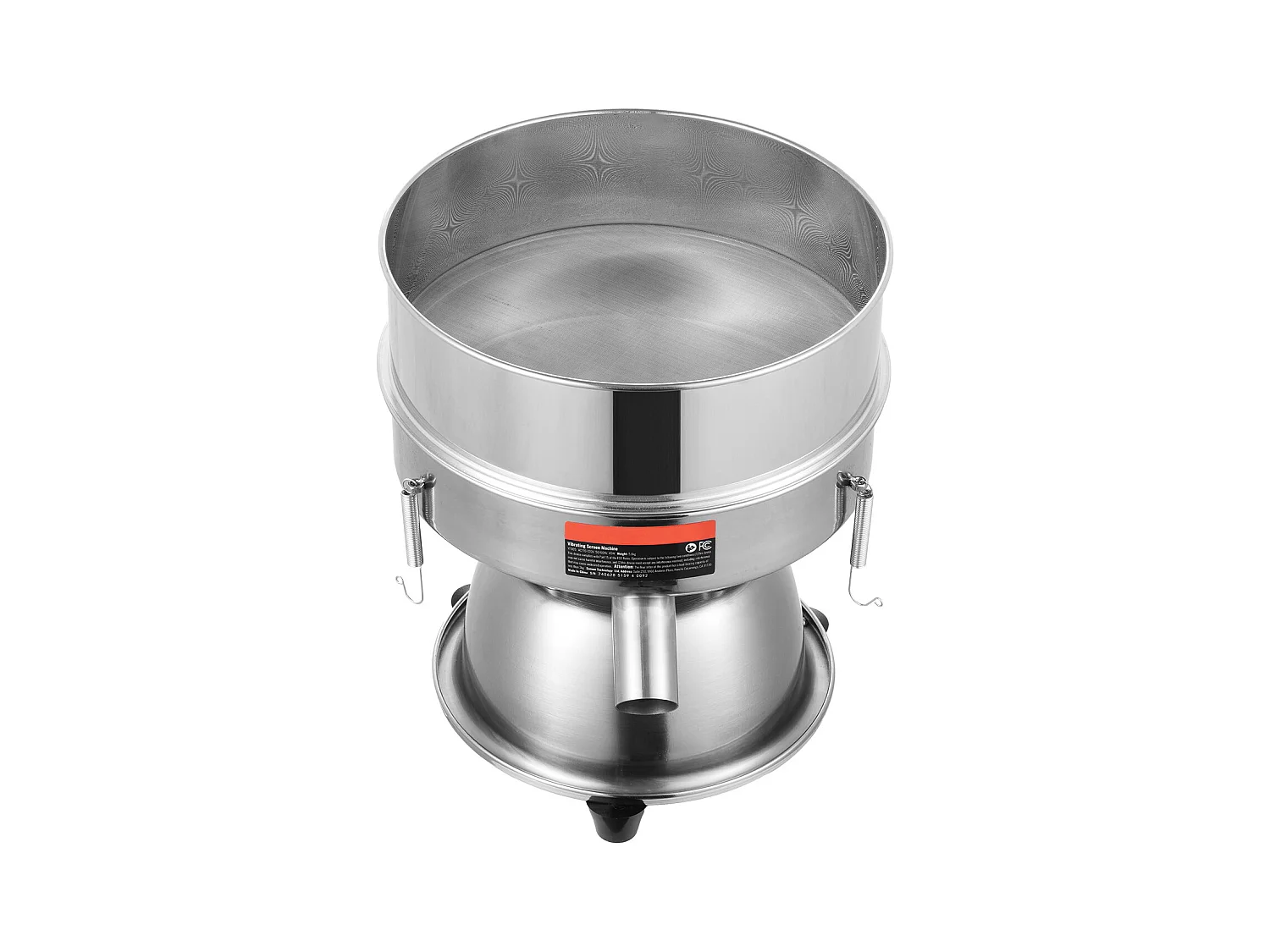 Tamis à Farine SucceBuy Machine de Tamisage Vibrante Électrique avec Tamiseur Automatique 12 + 80 Mesh