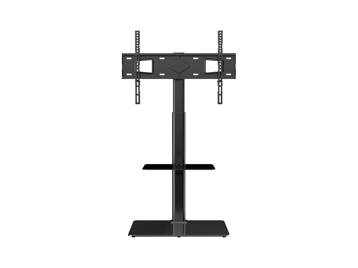 Support TV Pivotant SucceBuy, Support Universel pour Téléviseurs de 81 à 165 CM, Hauteur Réglable