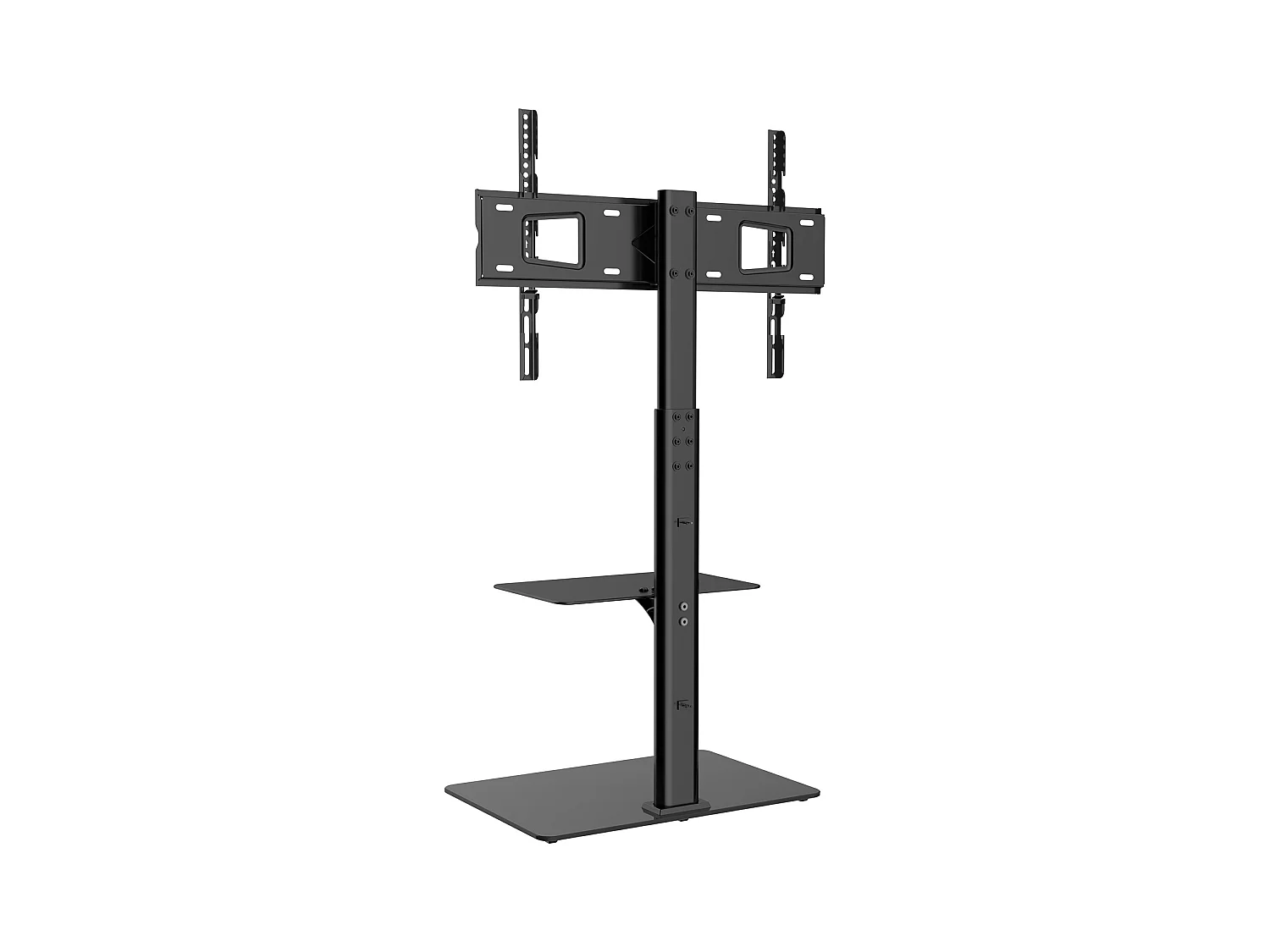 Support TV Pivotant SucceBuy, Support Universel pour Téléviseurs de 81 à 165 CM, Hauteur Réglable