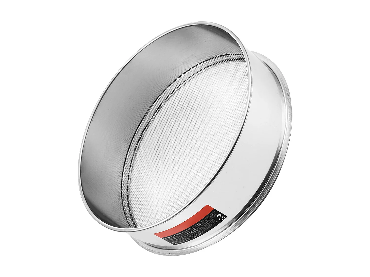 Tamis à Farine SucceBuy Tamis à Farine à Maille Fine en Acier Inoxydable, Tamis à Farine à 10 Mailles pour la Cuisson des Gâteaux