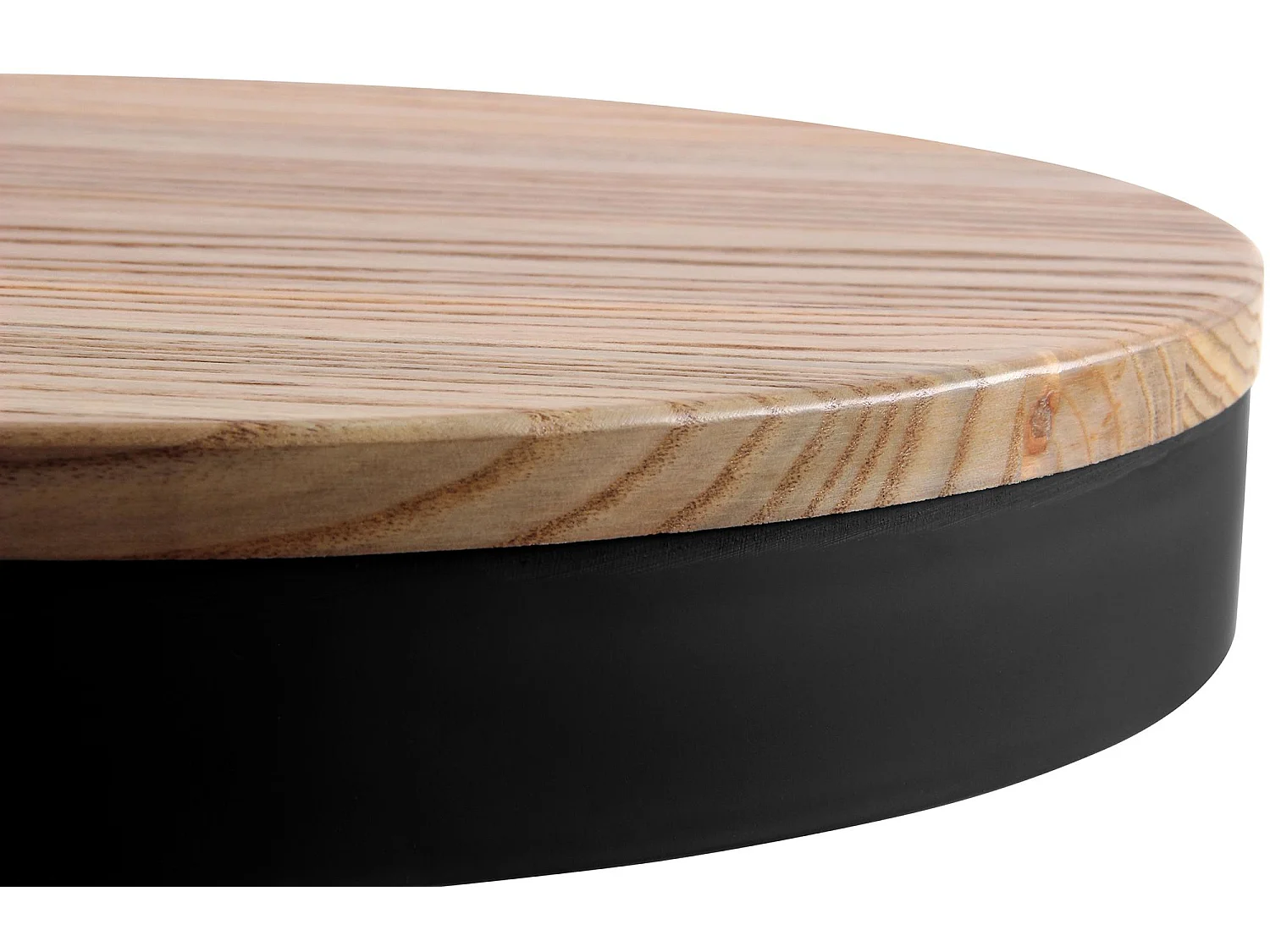 Lot de 2  Tabouret de bar - Bois - Nature - Pitas