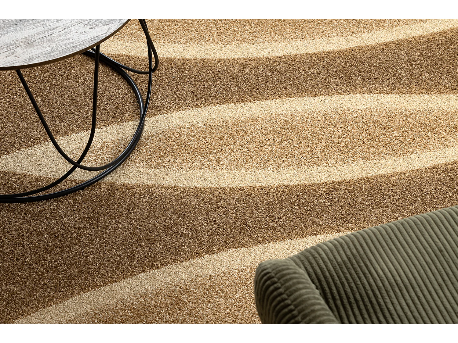 Tapis KARMEL CANELLA noix  200x300 cm