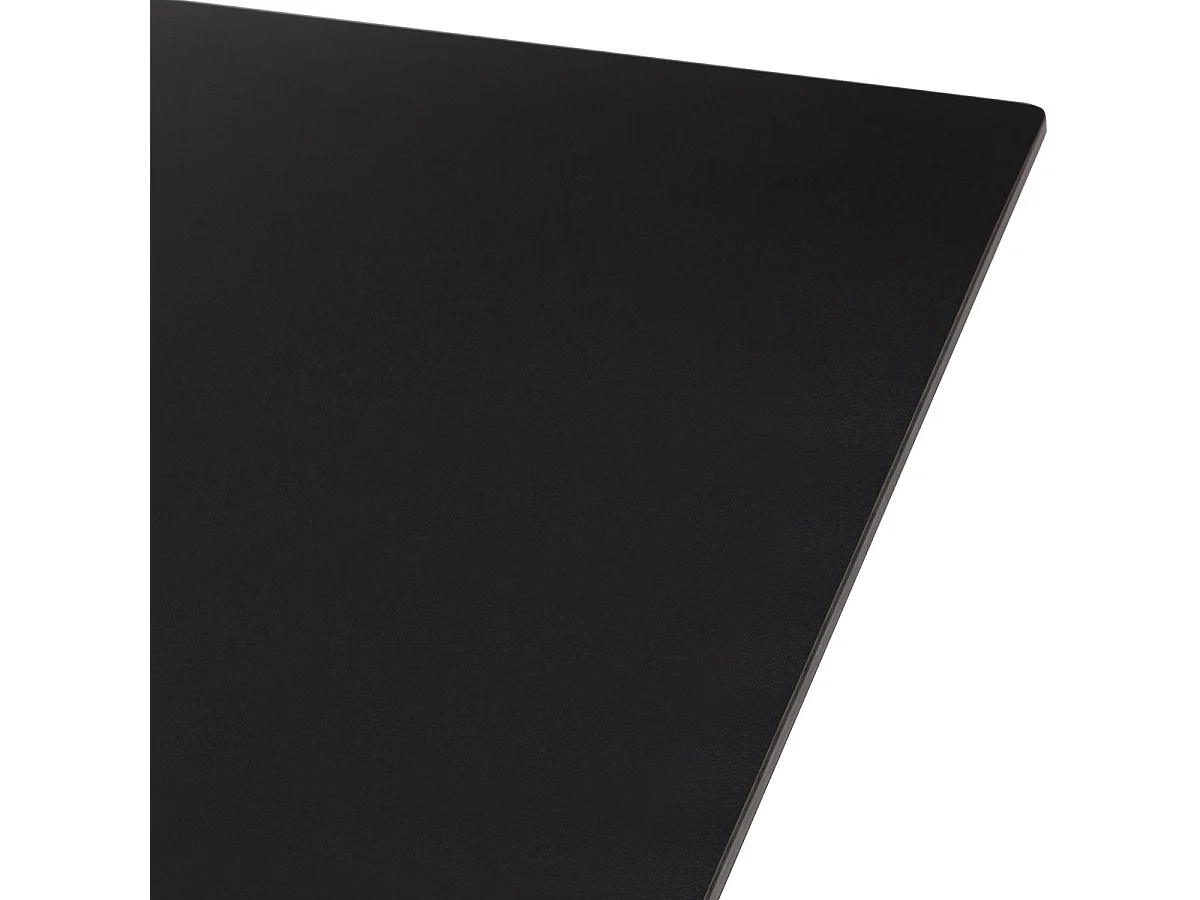 Table à manger rectangulaire en céramique noire 8 pers. 180 cm - Svenn