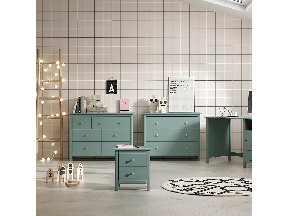 Ladekast Max - 110x40x80cm - Groen