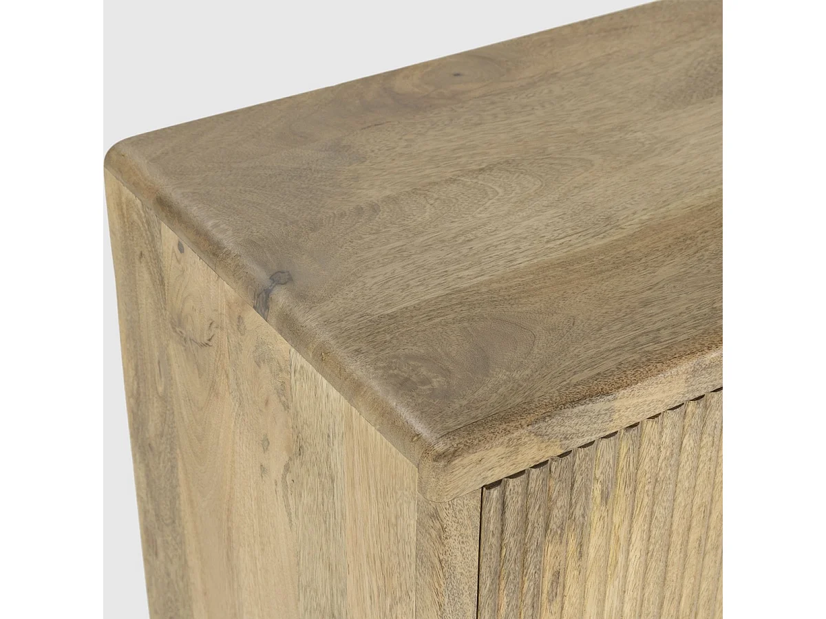 Buffet 4 portes en bois de manguier 190 cm - Sanja