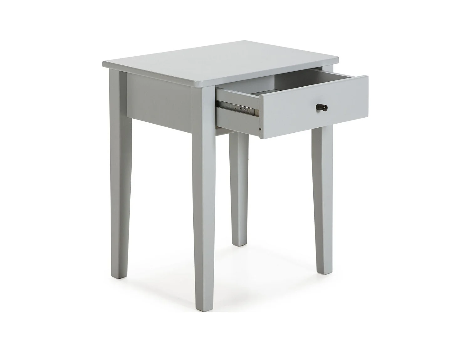 Table de chevet 1 tiroir en bois gris clair - Stan