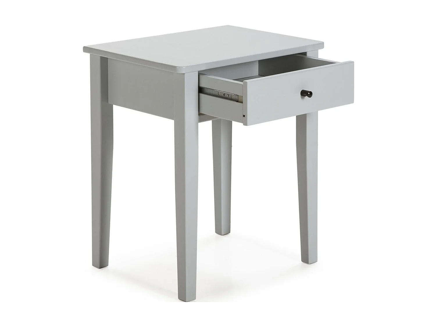 Table de chevet 1 tiroir en bois gris clair - Stan