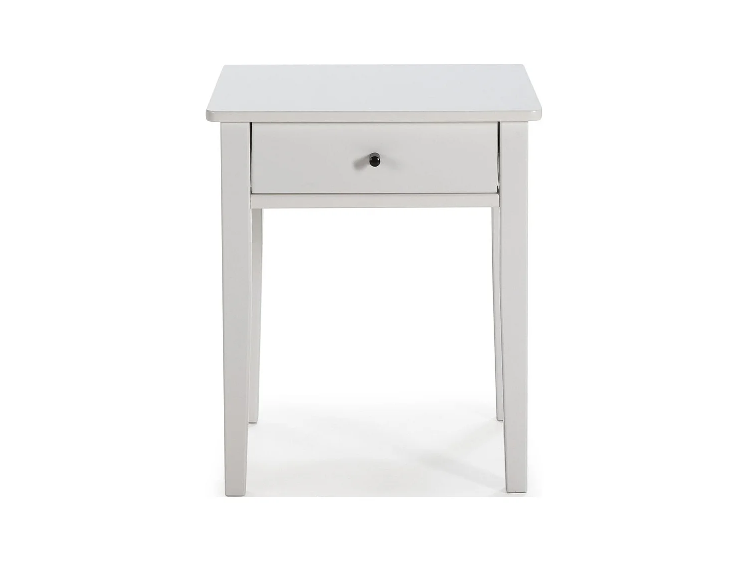 Table de chevet 1 tiroir en bois blanc - Stan