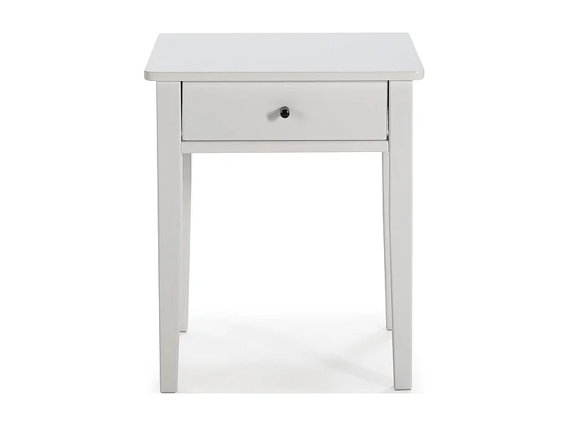 Table de chevet 1 tiroir en bois blanc - Stan