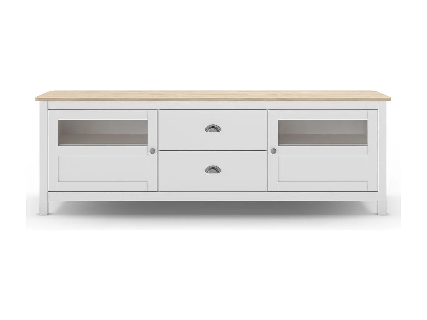 Tv-meubel Misti - 180x40x59.3cm - Wit