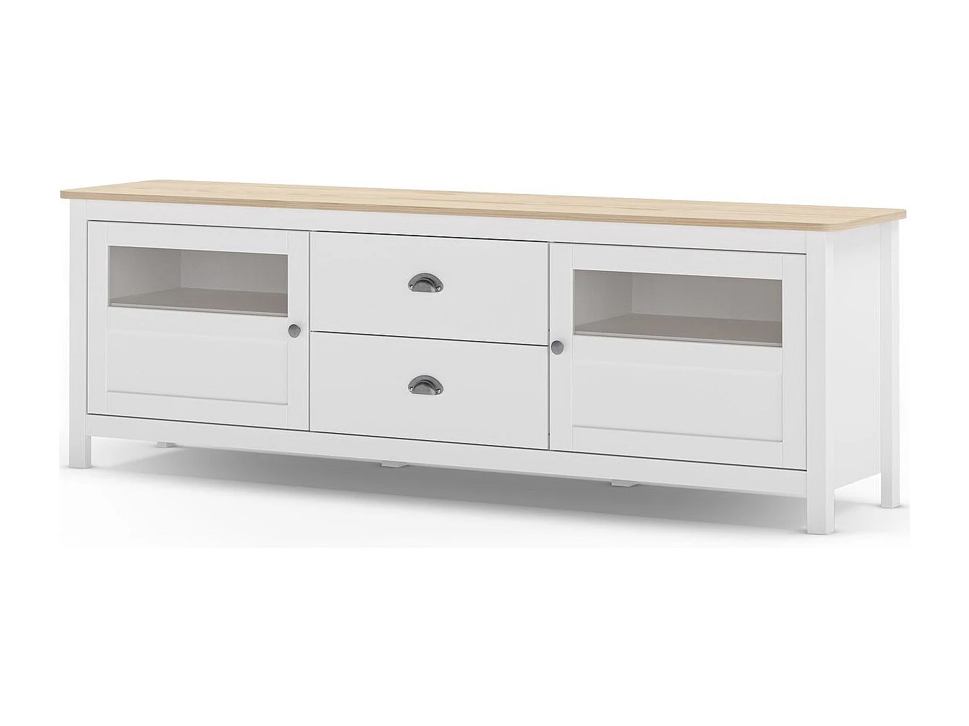 Tv-meubel Misti - 180x40x59.3cm - Wit