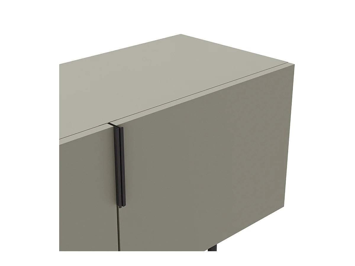 Meuble Tv 4 portes vert 200 cm - Clea