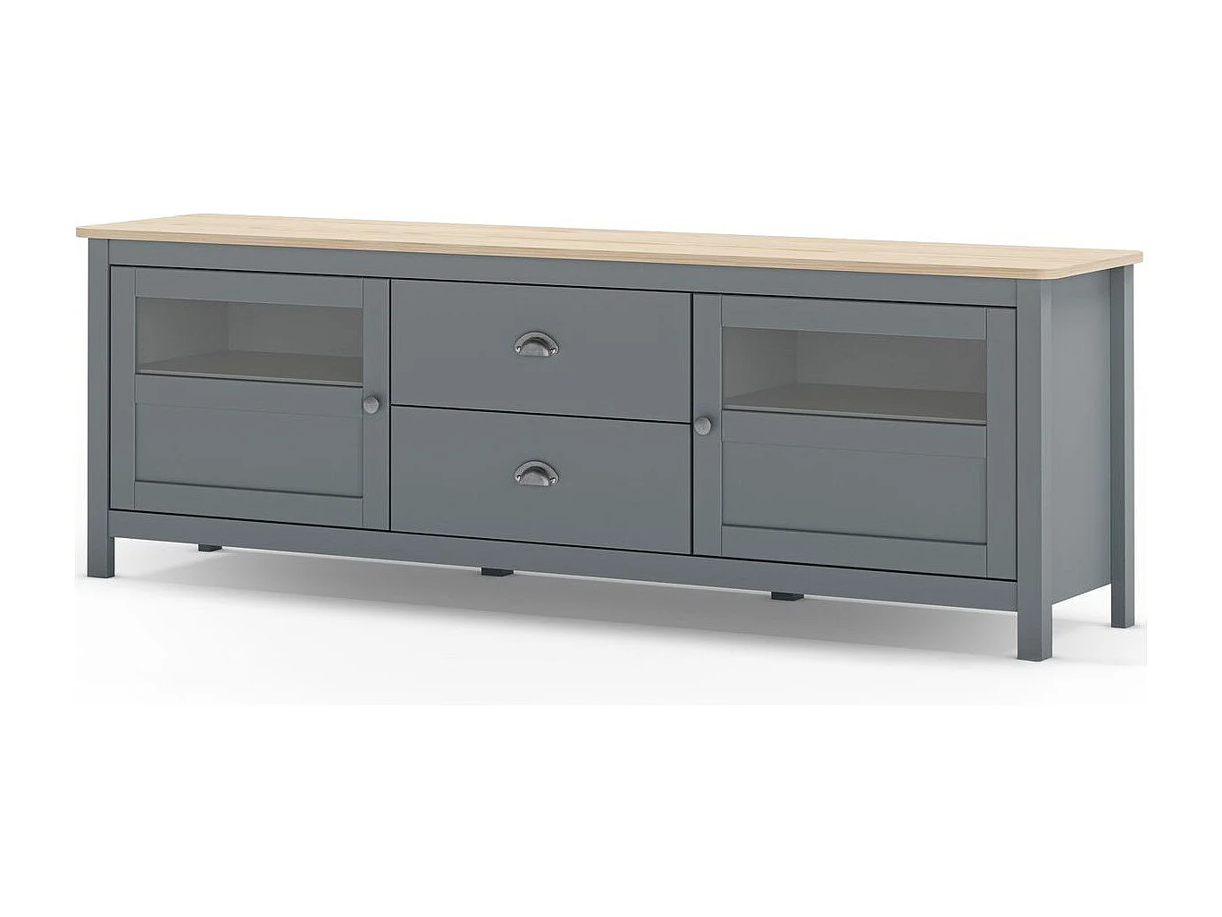 Tv-meubel Misti - 180x40x59.3cm - Groen