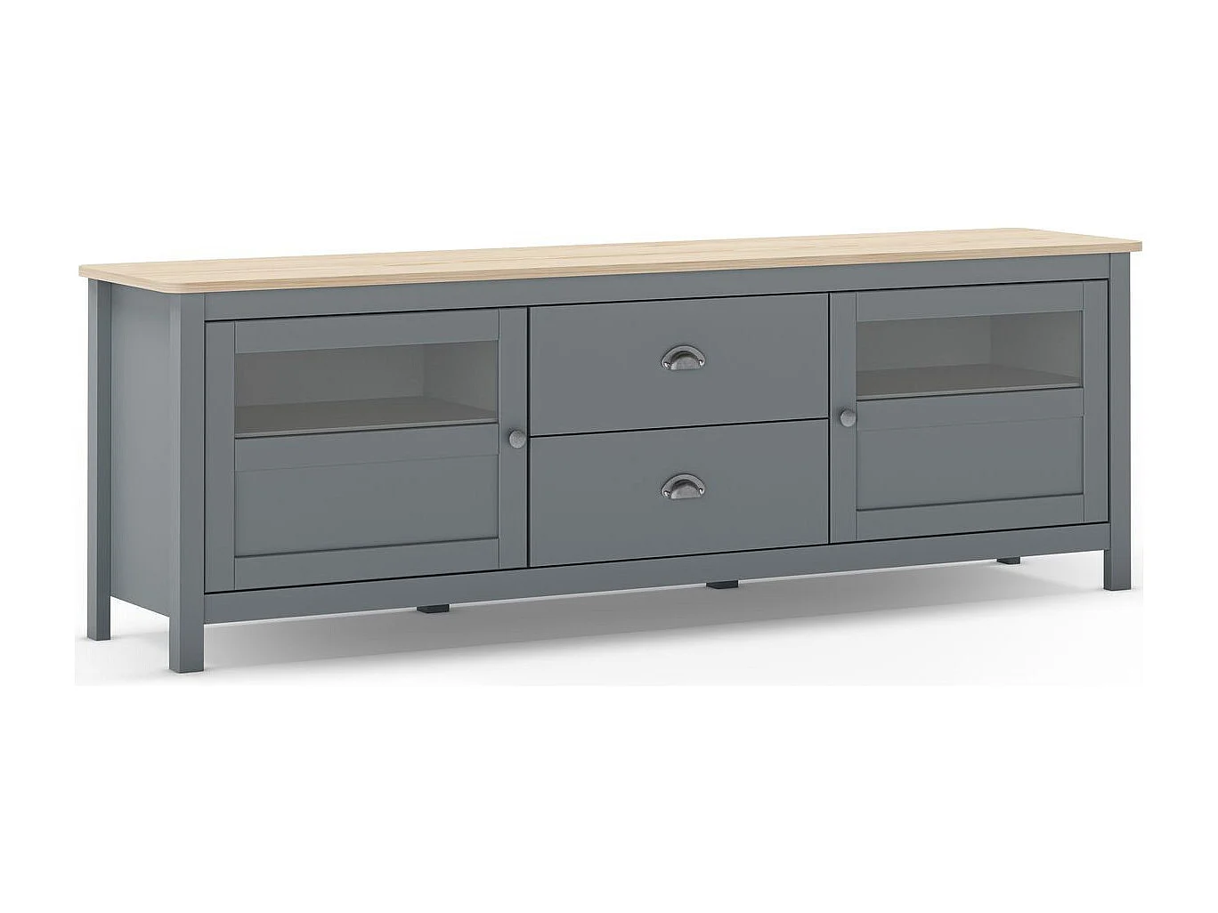 Tv-meubel Misti - 180x40x59.3cm - Groen