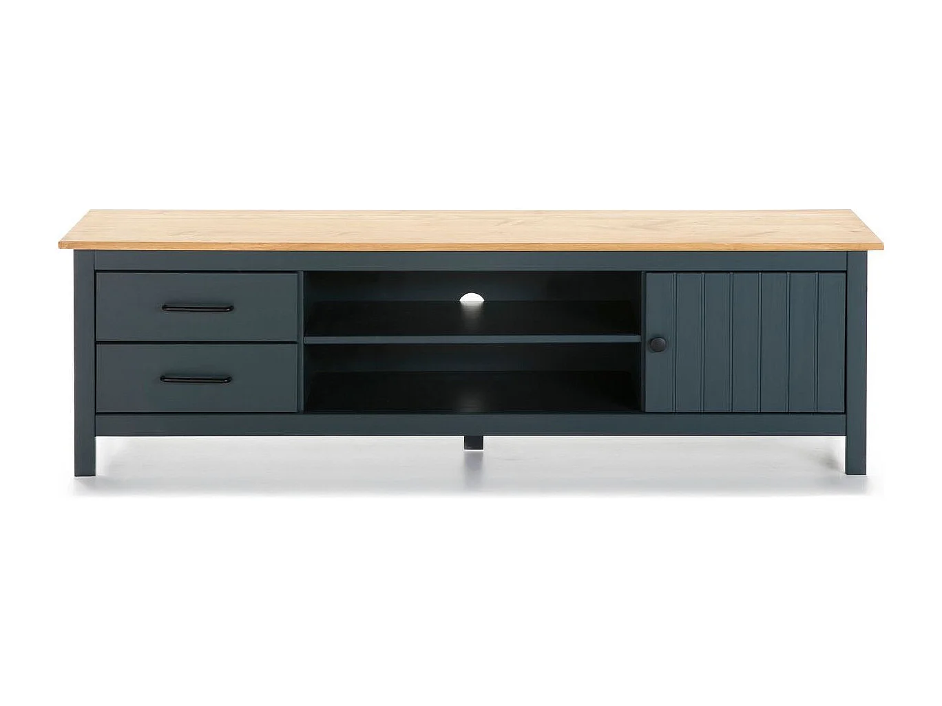 Tv-meubel Miranda - 158x40x47cm - Blauw