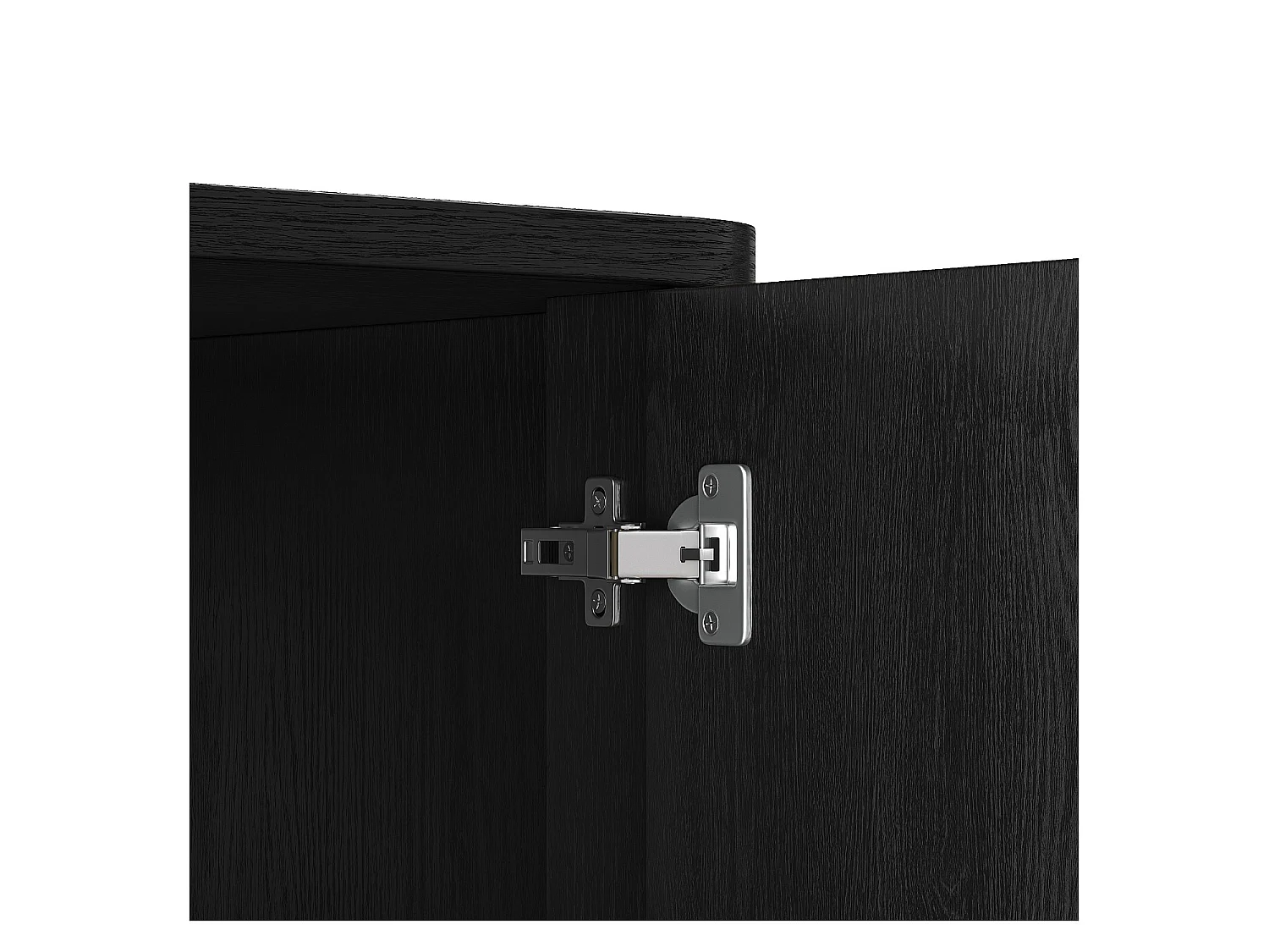 Habitat - Buffet bas 3 portes en frêne - Noir - Design by Hélèna Pille - Milord