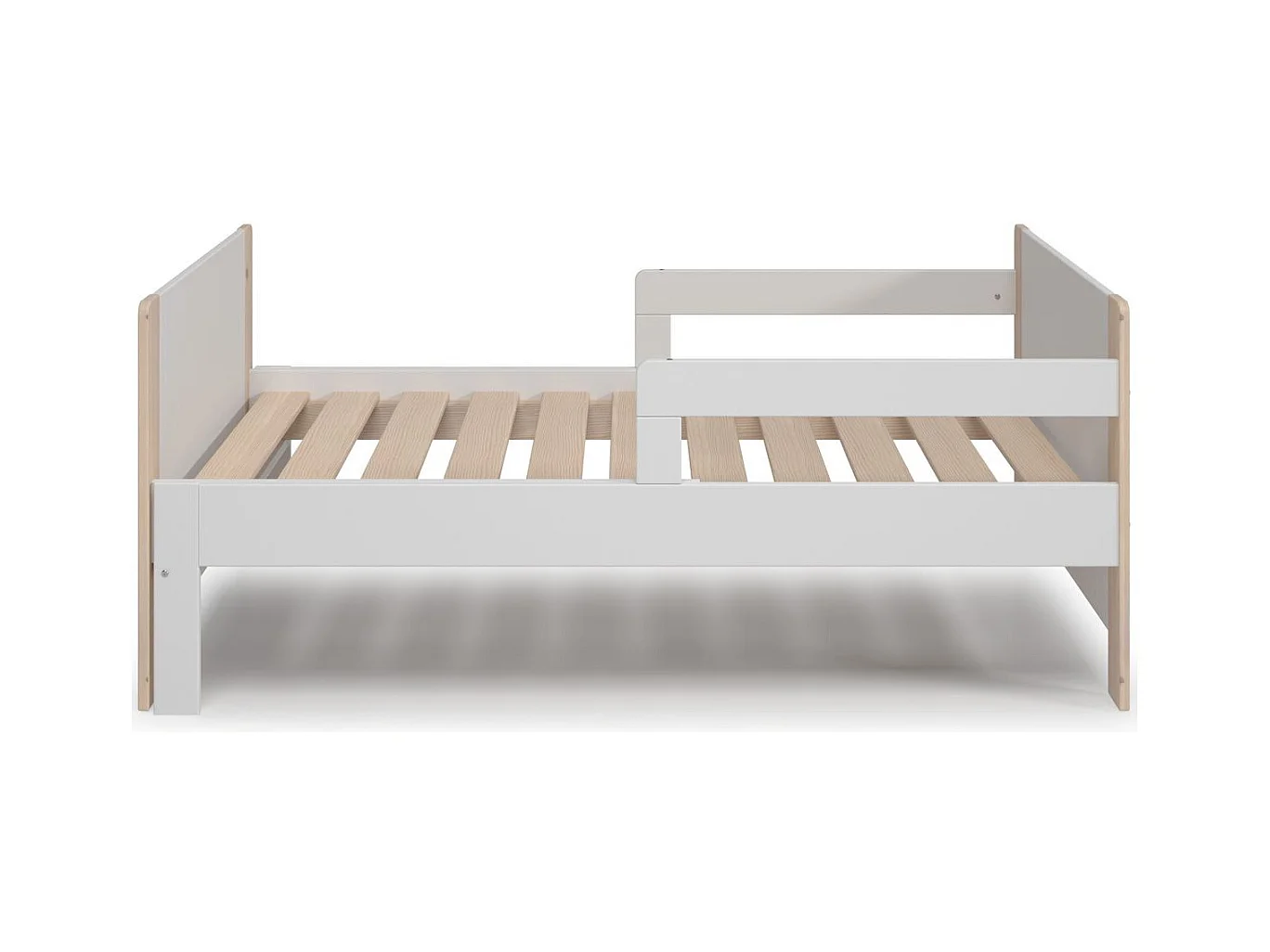 Lit enfant évolutif 90x140/190 cm en bois blanc - Luan