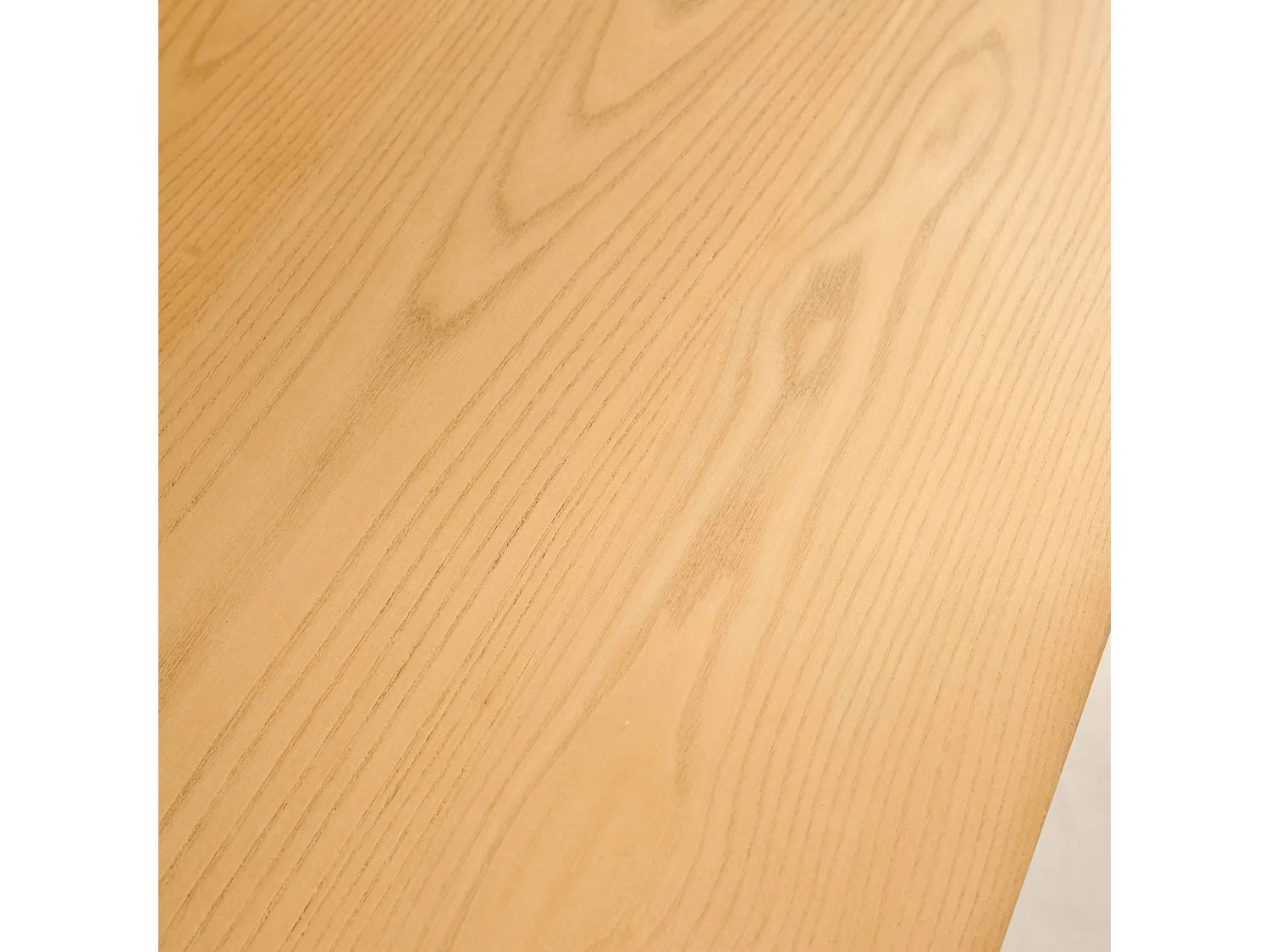 Tavola da pranzo rettangolare in legno di hevea di 8 posti, marrone