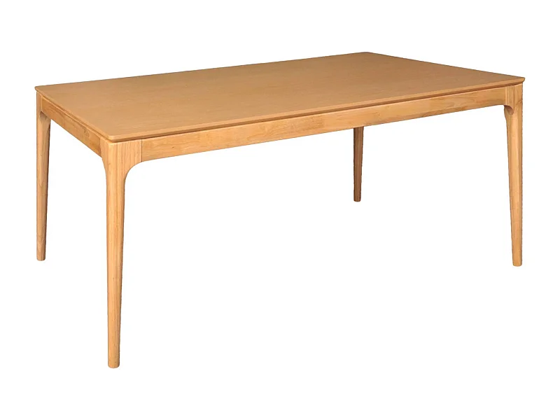 Mesa de comedor hevea y fresno, 8 plazas natural