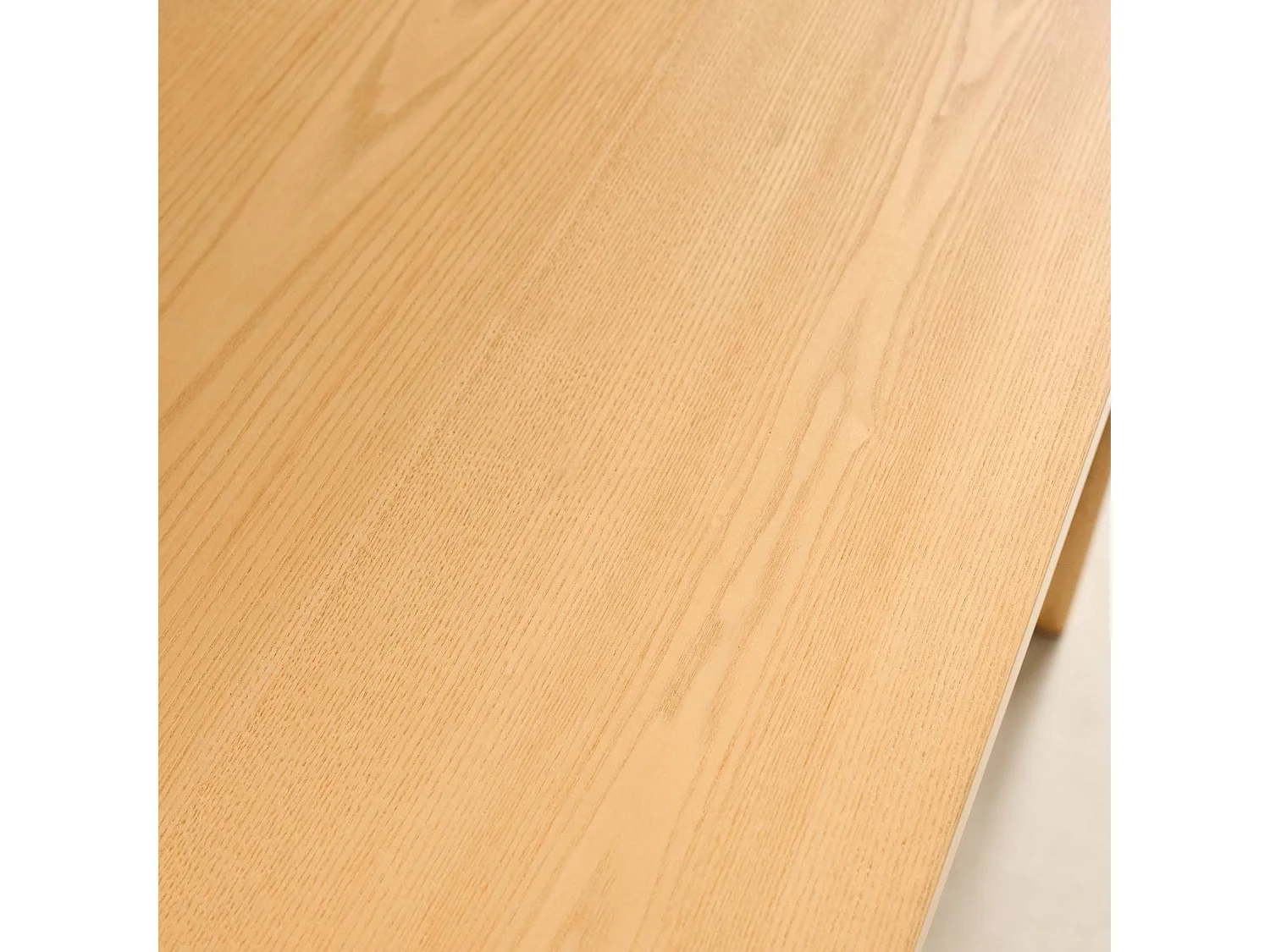 Tavolo da pranzo rettangolare in legno di hevea di 6 posti, marrone