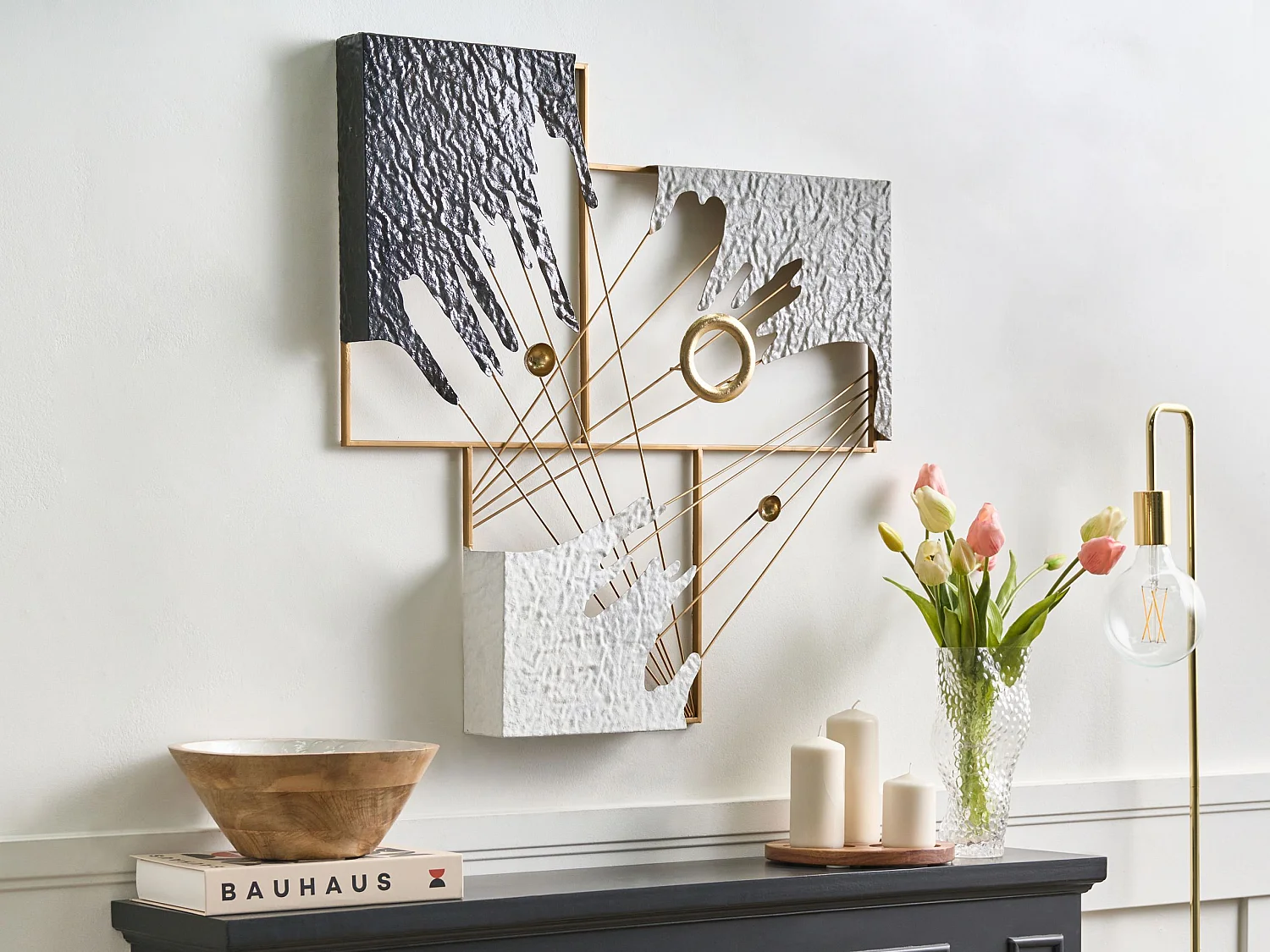 Décoration murale BALBRIGGAN Métal 70 cm Multicolore