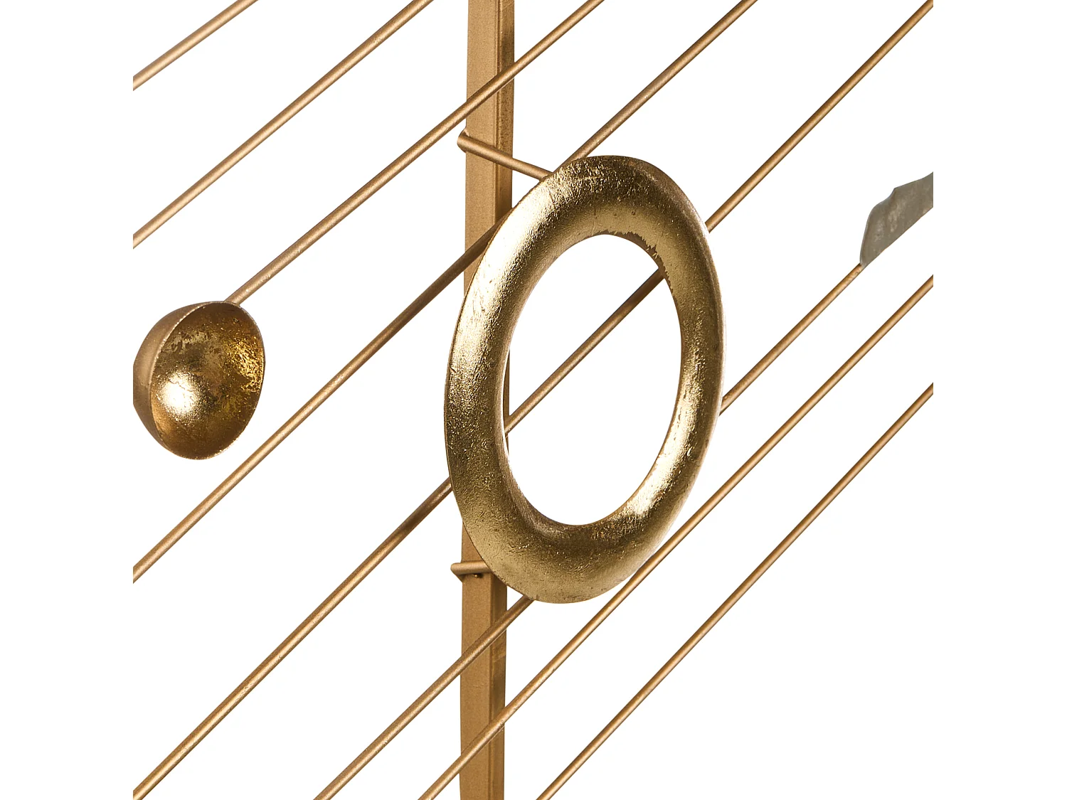 Décoration murale SKERRIES Métal 45 cm Gris